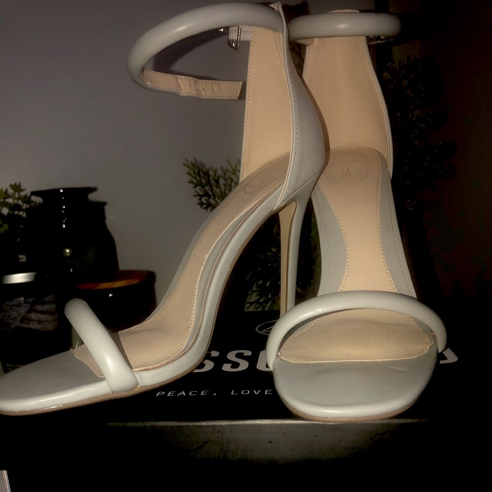 STILL AVAILABLE: Missguided Rounded Strap Barely There Heel